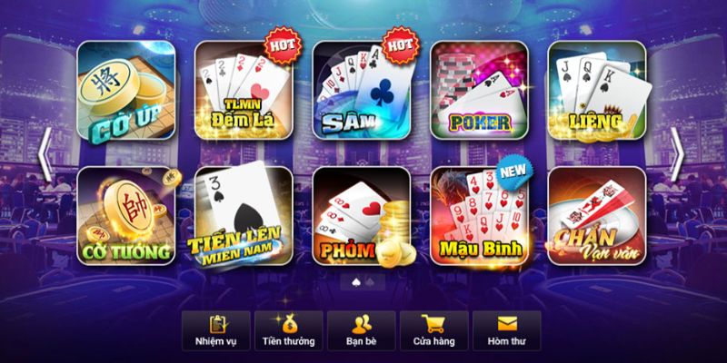 Game bài trực tuyến giải trí hấp dẫn